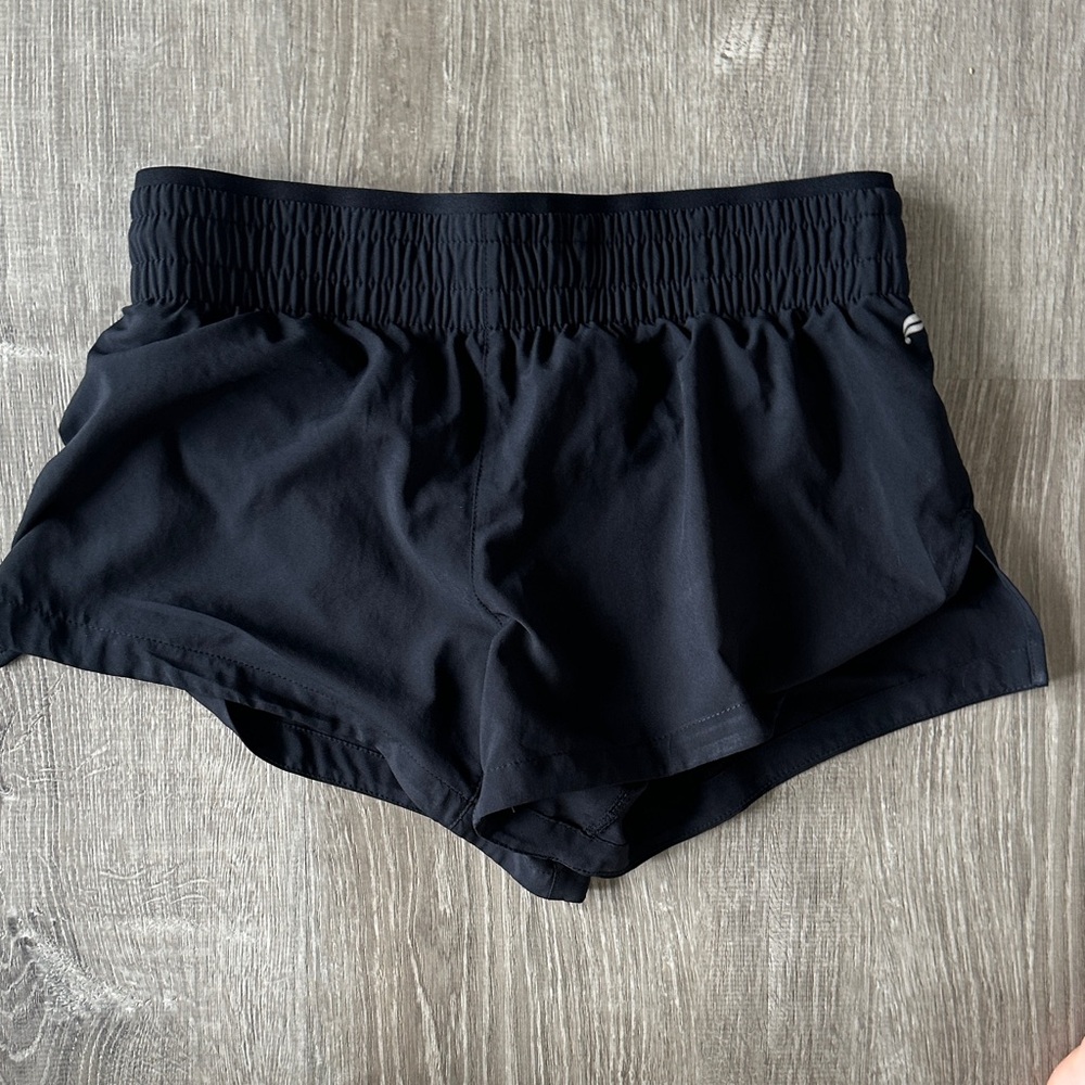 Black Women's fabletics Athletic Shorts Hali Run Shorts 3.5”